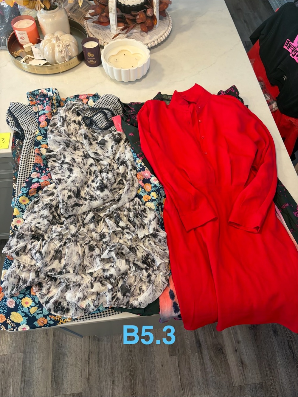 Mixed Dresses size S,M,L gently used 8 total dresses smoke free home